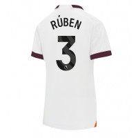 Manchester City Ruben Dias #3 Udebanetrøje Dame 2023-24 Kortærmet